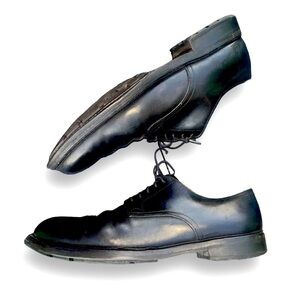 🕶 Prada Men’s Black Leather Oxford Dress Shoes | Size 11.5‎